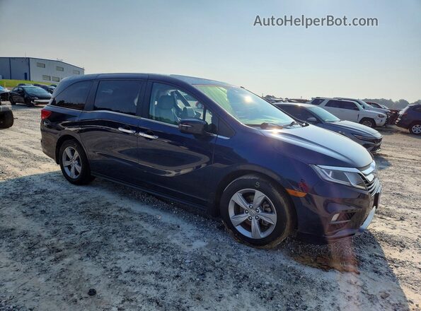 5FNRL6H76LB025168 2020 HONDA ODYSSEY Blue Delantero derecho