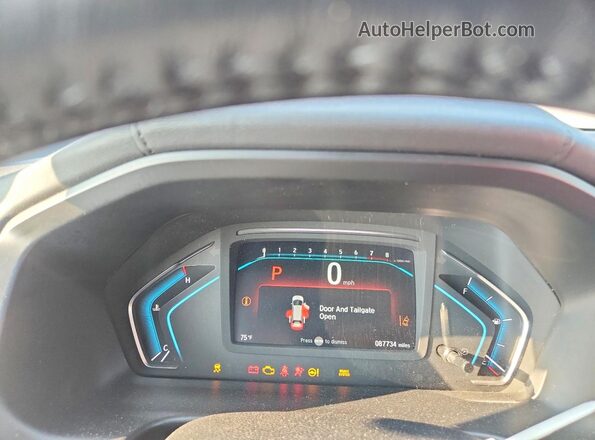5FNRL6H76LB025168 2020 HONDA ODYSSEY Blue Vista del cuadro de instrumentos