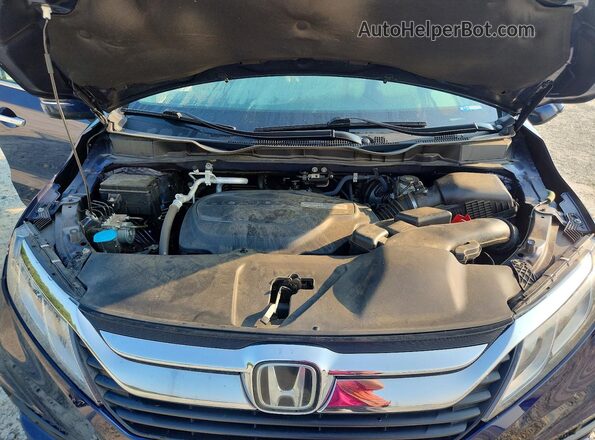 5FNRL6H76LB025168 2020 HONDA ODYSSEY Blue Vista interior trasera