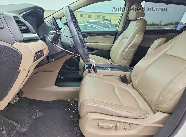 5FNRL6H76LB036719 2020 HONDA ODYSSEY White Widok wnętrza z przodu