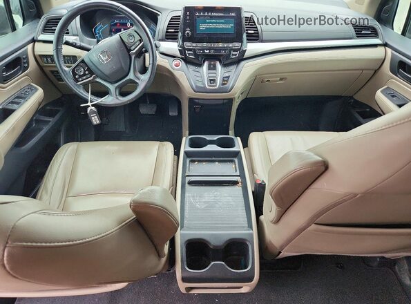 5FNRL6H76LB036719 2020 HONDA ODYSSEY White Widok deski rozdzielczej