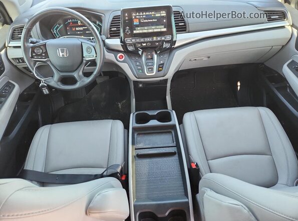 5FNRL6H76LB053858 2020 HONDA ODYSSEY Blue Widok deski rozdzielczej