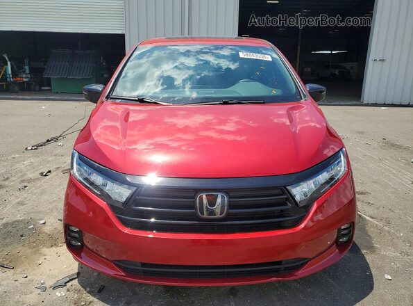 5FNRL6H76RB043825 2024 HONDA ODYSSEY Red Front view