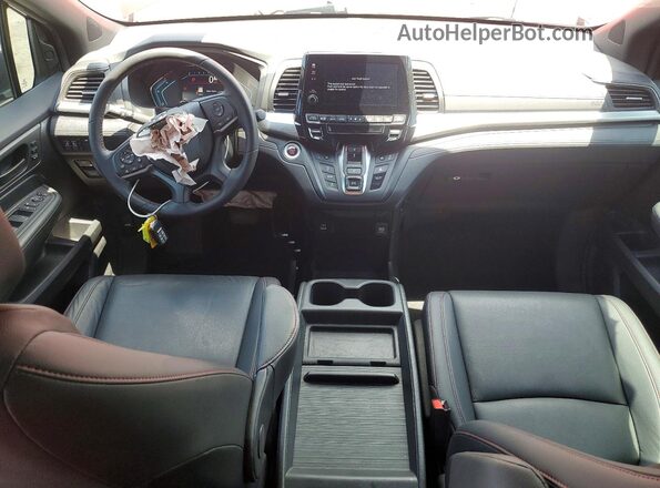 5FNRL6H76RB043825 2024 HONDA ODYSSEY Red Dashboard view