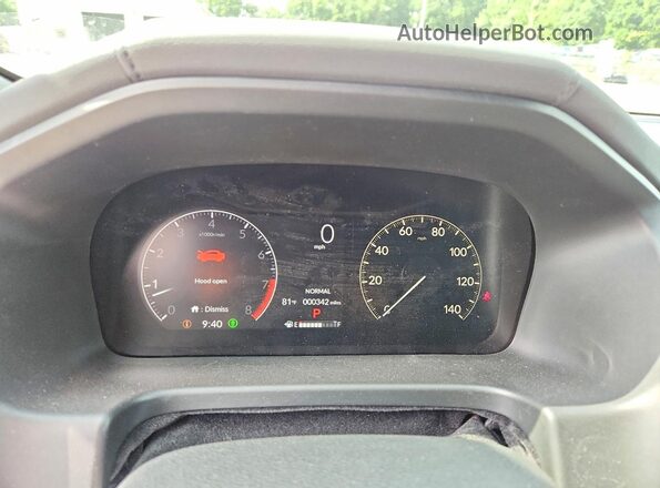 5FNRL6H76TB056484 2026 HONDA ODYSSEY Blue Widok zestawu wskaźników
