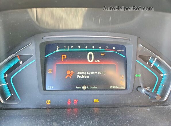 5FNRL6H77JB005668 2018 HONDA ODYSSEY Brown Вид щитка приладів