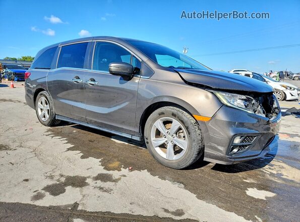 5FNRL6H77JB005668 2018 HONDA ODYSSEY Brown Передня права чверть