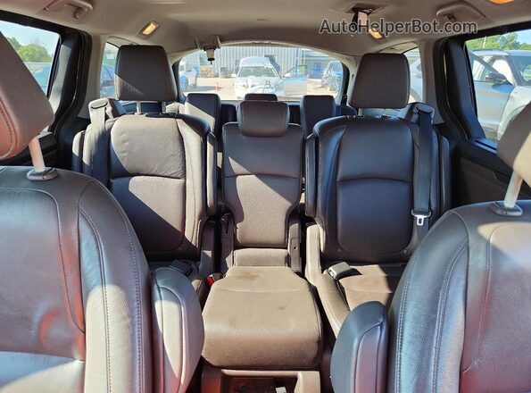 5FNRL6H77JB005668 2018 HONDA ODYSSEY Brown Вид задніх сидінь