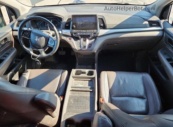 5FNRL6H77JB005668 2018 HONDA ODYSSEY Brown Вид панелі приладів