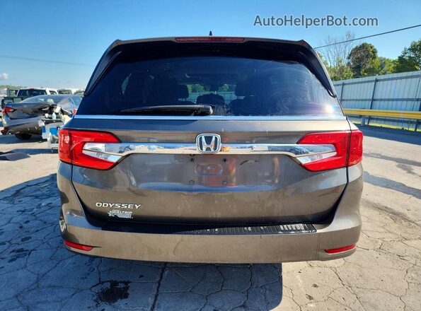5FNRL6H77JB005668 2018 HONDA ODYSSEY Brown Вид ззаду