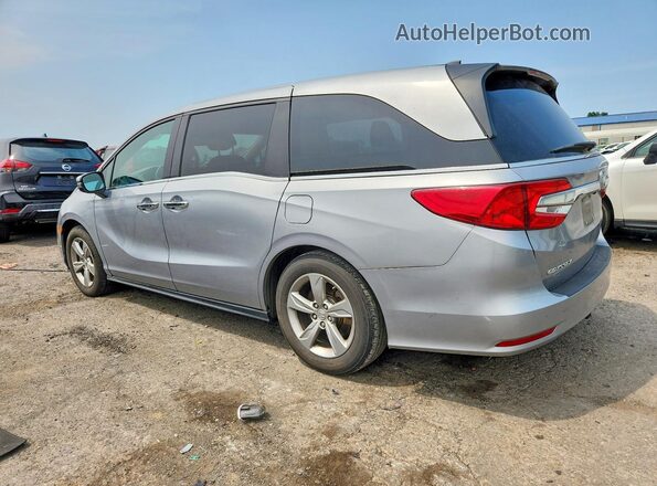 5FNRL6H77JB023653 2018 HONDA ODYSSEY Silver Trasero izquierdo