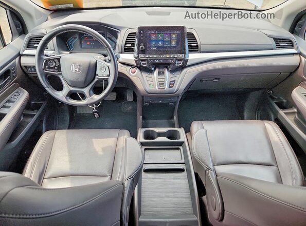 5FNRL6H77JB023653 2018 HONDA ODYSSEY Silver Vista del salpicadero