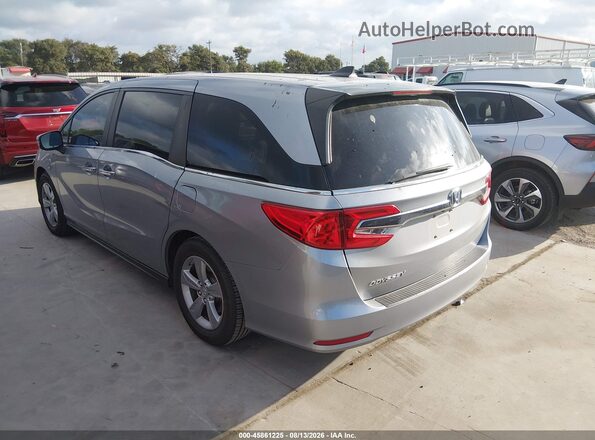 5FNRL6H77JB043787 2018 HONDA ODYSSEY Серый Задняя левая четверть