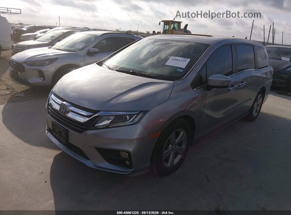 5FNRL6H77JB043787 2018 HONDA ODYSSEY Серый Передняя левая четверть