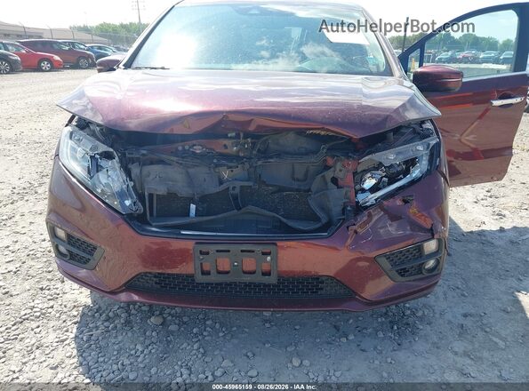 5FNRL6H77JB052246 2018 HONDA ODYSSEY Red Դիմացի տեսք