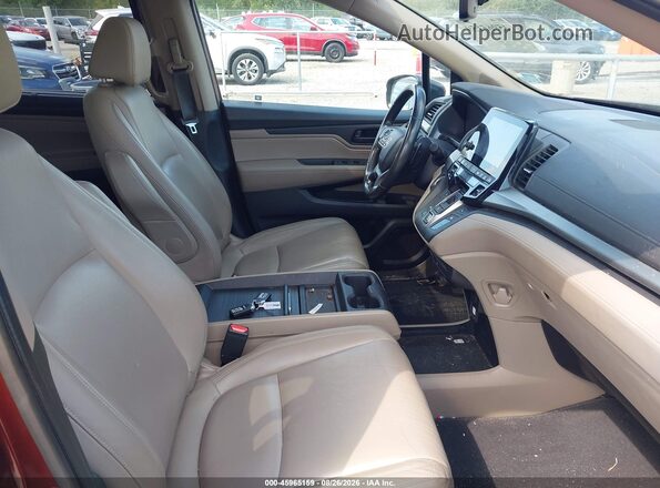 5FNRL6H77JB052246 2018 HONDA ODYSSEY Red Սալոնի դիմացի տեսք