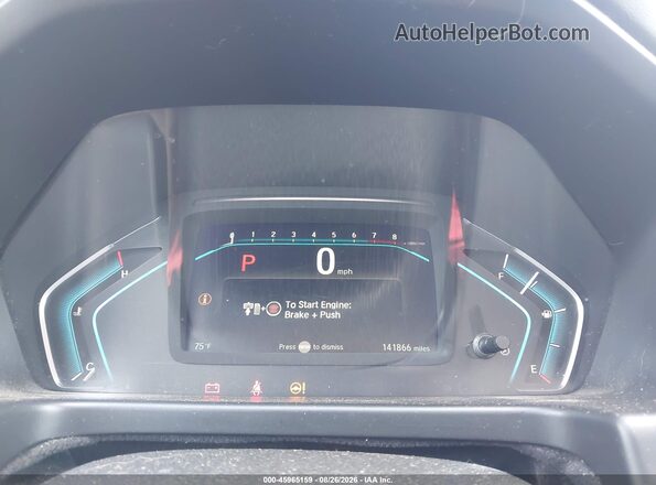 5FNRL6H77JB052246 2018 HONDA ODYSSEY Red Հետևի նստատեղերի տեսք