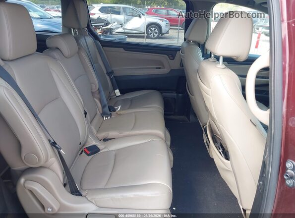 5FNRL6H77JB052246 2018 HONDA ODYSSEY Red VIN կոդի պիտակի տեսք