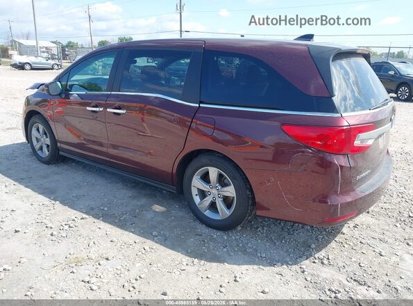 5FNRL6H77JB052246 2018 HONDA ODYSSEY Red Հետևի ձախ
