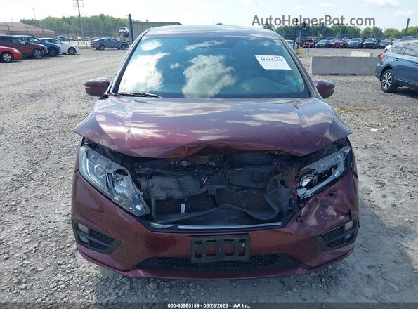 5FNRL6H77JB052246 2018 HONDA ODYSSEY Red Սալոնի հետևի տեսք