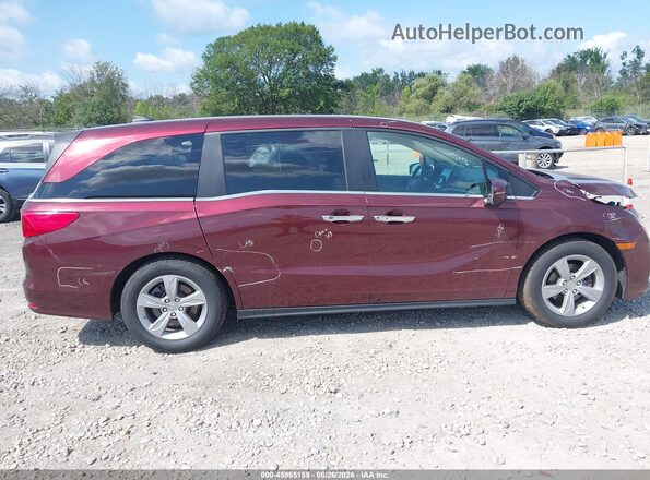 5FNRL6H77JB052246 2018 HONDA ODYSSEY Red Սալոնի 360 աստիճան տեսք