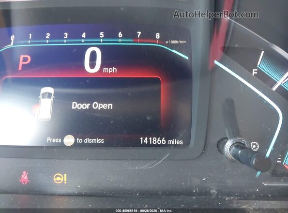 5FNRL6H77JB052246 2018 HONDA ODYSSEY Red 