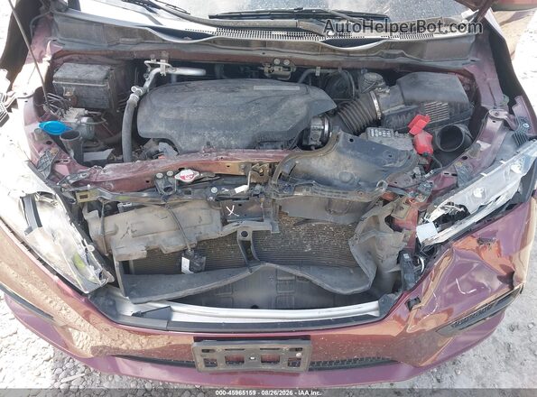 5FNRL6H77JB052246 2018 HONDA ODYSSEY Red Հետևի տեսք