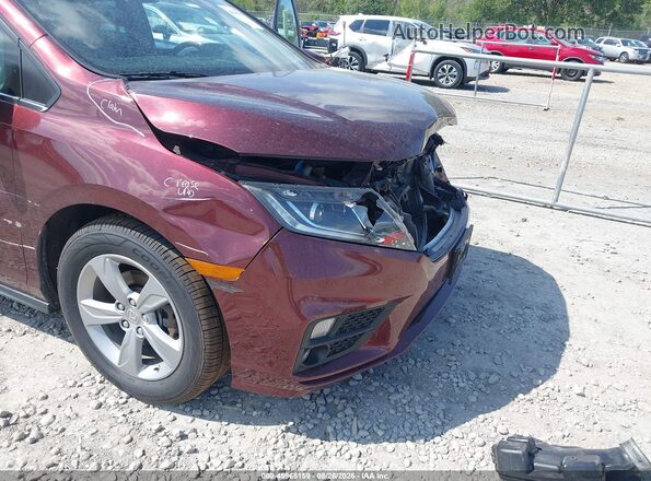 5FNRL6H77JB052246 2018 HONDA ODYSSEY Red 