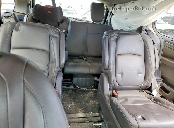 5FNRL6H77JB080449 2018 HONDA ODYSSEY White Вид задніх сидінь