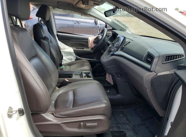 5FNRL6H77JB080449 2018 HONDA ODYSSEY White Вид салону спереду