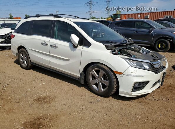 5FNRL6H77JB080449 2018 HONDA ODYSSEY White Передня права чверть