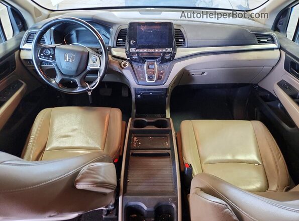 5FNRL6H77JB085506 2018 HONDA ODYSSEY Белый Вид панели приборов