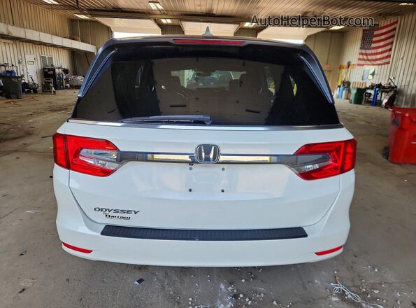 5FNRL6H77JB085506 2018 HONDA ODYSSEY Белый Вид сзади