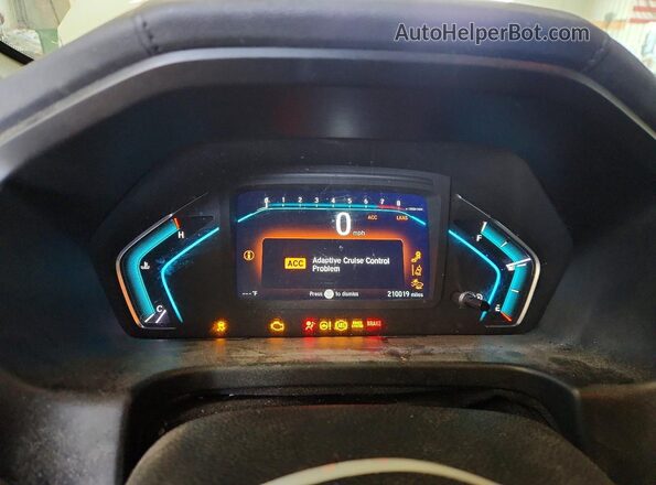 5FNRL6H77JB085506 2018 HONDA ODYSSEY Белый Вид щитка приборов