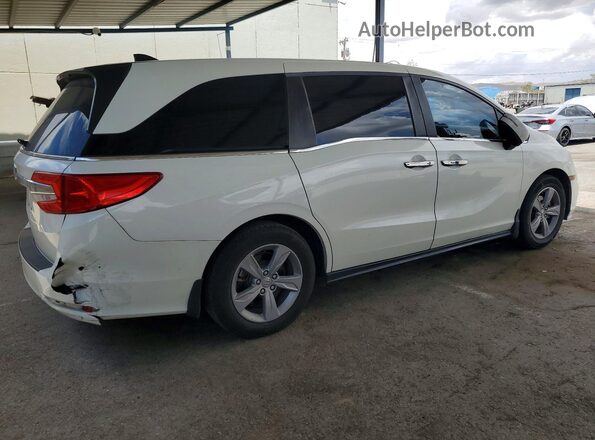 5FNRL6H77JB094626 2018 HONDA ODYSSEY Белый Задняя правая четверть