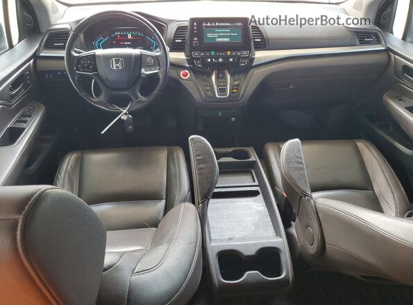 5FNRL6H77JB094626 2018 HONDA ODYSSEY Белый Вид панели приборов