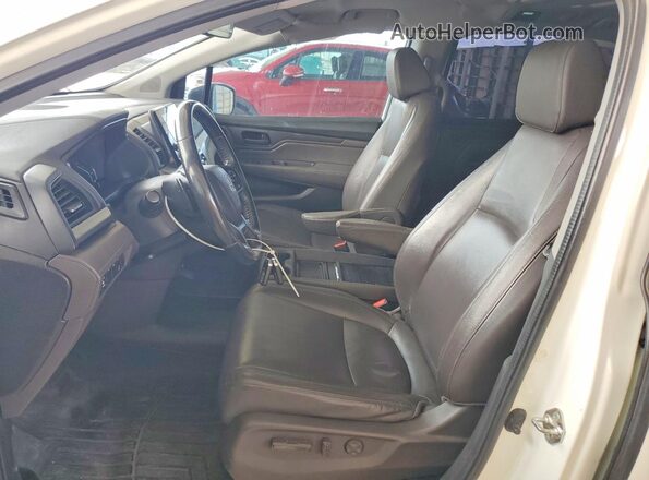5FNRL6H77JB094626 2018 HONDA ODYSSEY Белый Вид салона спереди