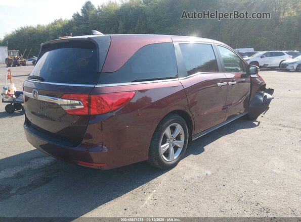 5FNRL6H77JB097137 2018 HONDA ODYSSEY Burgundy Հետևի աջ