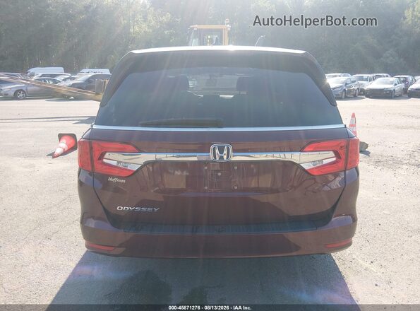 5FNRL6H77JB097137 2018 HONDA ODYSSEY Burgundy 