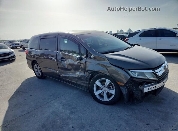 5FNRL6H77KB016221 2019 HONDA ODYSSEY Gray Delantero derecho