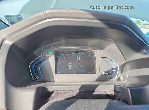5FNRL6H77KB016221 2019 HONDA ODYSSEY Gray Vista del cuadro de instrumentos