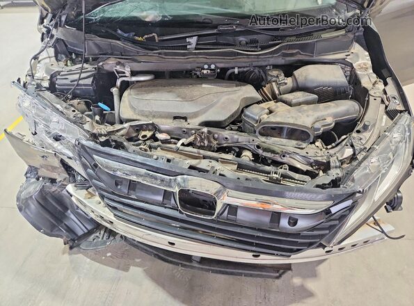 5FNRL6H77KB059120 2019 HONDA ODYSSEY Charcoal Engine compartment view