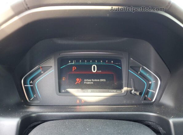 5FNRL6H77KB071736 2019 HONDA ODYSSEY Silver Widok zestawu wskaźników