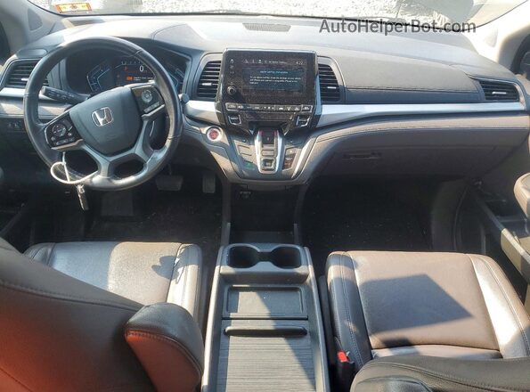 5FNRL6H77KB092411 2019 HONDA ODYSSEY Black წინა პანელის ხედი