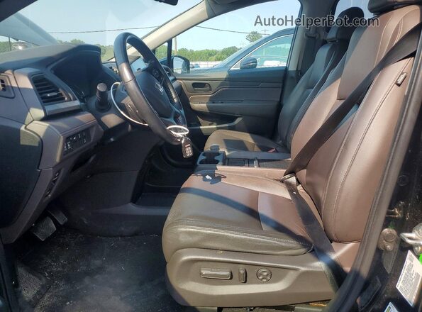 5FNRL6H77KB092411 2019 HONDA ODYSSEY Black წინა სალონის ხედი