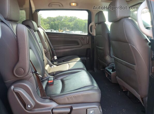 5FNRL6H77KB092411 2019 HONDA ODYSSEY Black უკანა სავარძლების ხედი