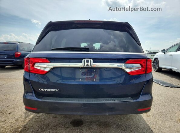 5FNRL6H77KB126542 2019 HONDA ODYSSEY Blue Հետևի տեսք