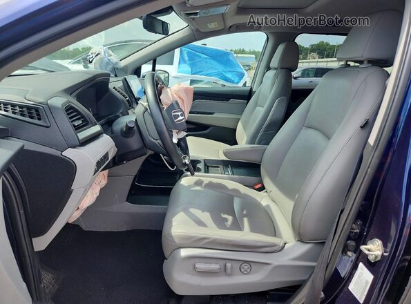 5FNRL6H77KB126542 2019 HONDA ODYSSEY Blue Սալոնի դիմացի տեսք