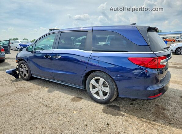 5FNRL6H77KB126542 2019 HONDA ODYSSEY Blue Հետևի ձախ