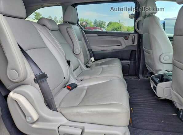5FNRL6H77KB126542 2019 HONDA ODYSSEY Blue Սալոնի հետևի տեսք